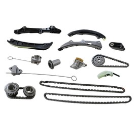 Priprilod Timing Chain Kit Compatible with Maserati Ghibli Levante Quattroporte 3.0TT V6 2013-2017# 276581 339037 339038 276590 299671 299501 299140