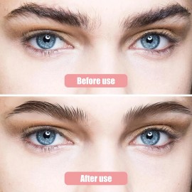 Unbranded 2pcs Eyebrow Trimmer Set - Razor & Scissors with Comb for Men & Women Grooming