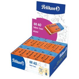 Pelikan BR40 Rubber Erasers - Box of 40