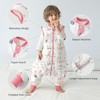 usbettas Toddler Sleep Sack with Feet 3t-4t, 2.5 TOG Thermostatic