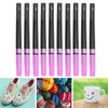 10 Pcs Paint Markers Purple Metal Texture Waterproof Glass Marker