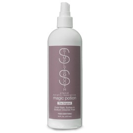 SIMPLY SMOOTH Keratin Reparative Magic Potion Original Leave In Conditioner Detangler & Heat Protection Styling Spray Repair & Reduce Breakage Color Safe & Sodium Chloride Free 16 Oz