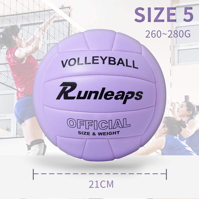 Runleaps - Voleibol impermeable para interiores y exteriores, para entrenamiento