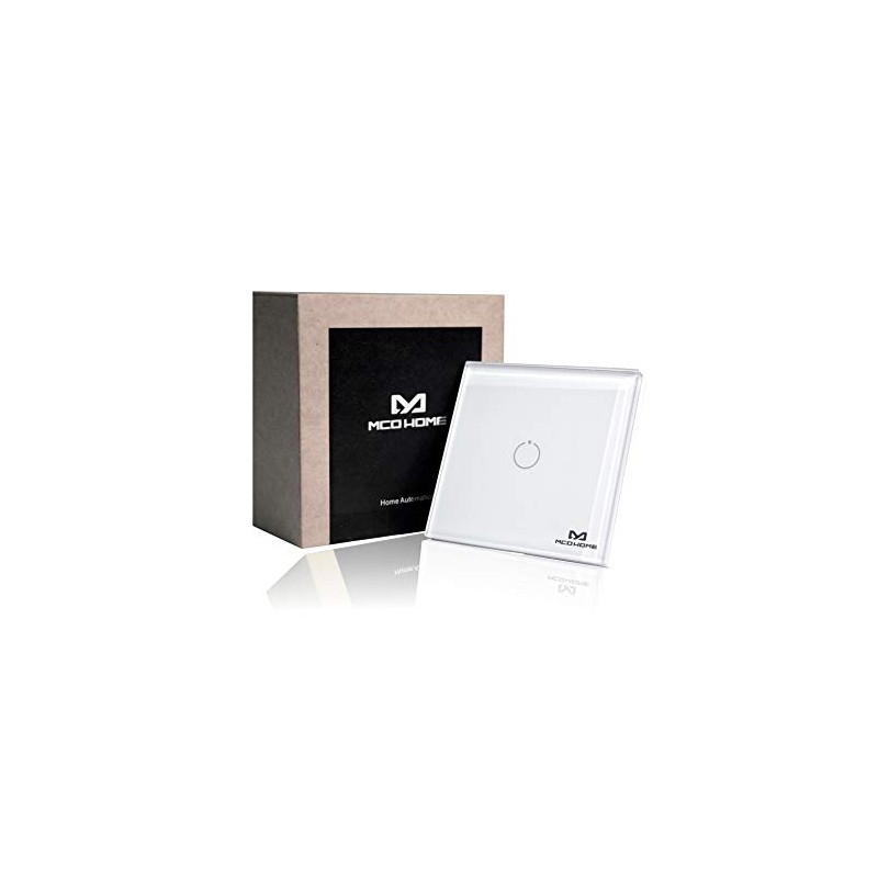 MCO Home TPS411 MH-S411W Glass Wall Switch with Relay and