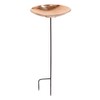 Achla Designs Polished Copper Birdbath with Stake