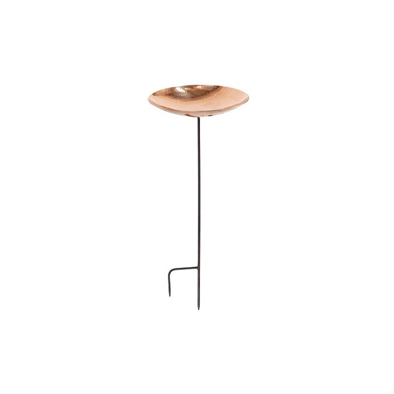 Achla Designs Polished Copper Birdbath with Stake