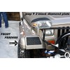 Fits with JEEEP YJ Black Diamond Plate Front Fender Covers