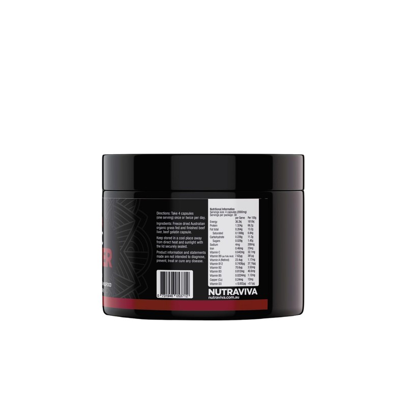 Organic Beef Liver Capsules