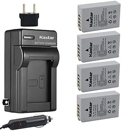 [Fully Decoded] Kastar EN-EL24 Battery (4-Pack) and Charger Kit for Nikon EN-EL24 ENEL24 Rechargeable Li-ion Battery Work with Nikon 1 J5 Camera