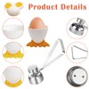 Egg Cups Set, 9pcs Egg Cups and Stainless Steel Egg