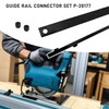 Track Saw Guide Rail Connector Kit, 2-Pack, Compatible with Makita,
