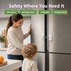2 Pack No-Drill Child Safety Chain Lock for Windows and