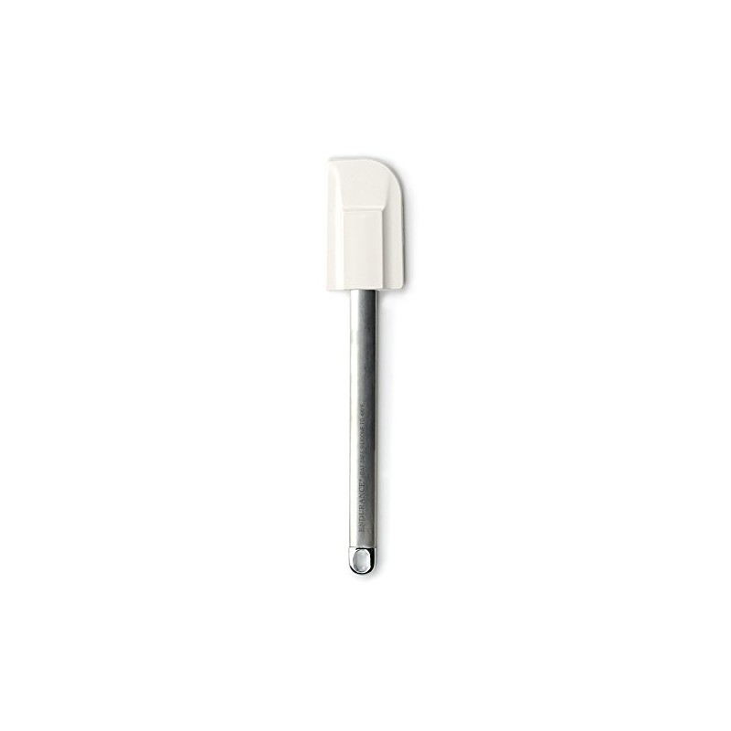 RSVP International Endurance Kitchen Tool Collection Silicone Spatula, Stainless Steel