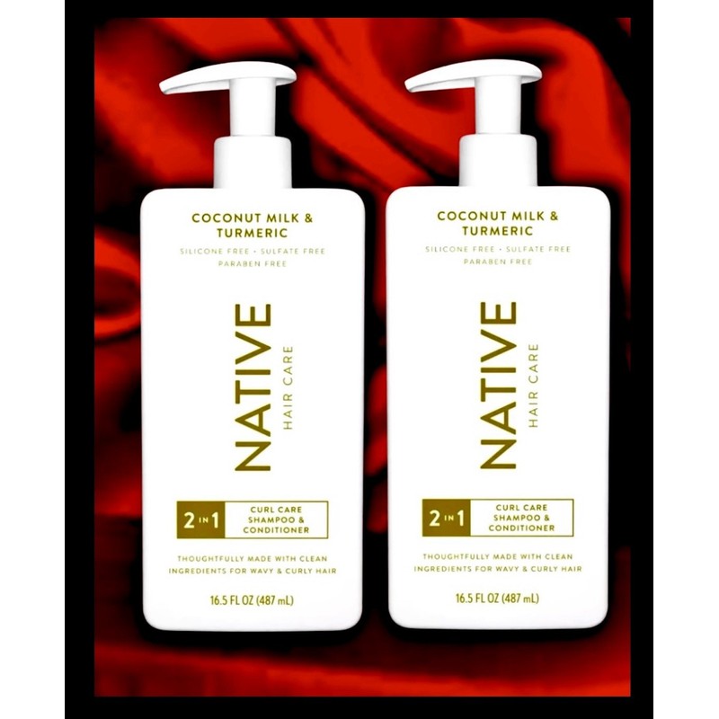 Native 2pk NATIVE 2 in 1 Coconut Milk & Turmeric