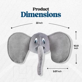 Sombreros de fiesta divertidos sombrero de elefante, sombrero de tronco de elefante, sombreros de animales, disfraz de elefante, sombreros de disfraz de animal