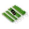 Smygoods Disposable Clear Plastic Clamshell Containers for Herbs (Pack of