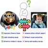 Kids Travel Pillows with Hood, Headrest for Airplane Car Train