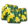 4 Set - Yellow Daffodils Coaster - Flowers Spring Mum