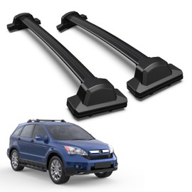 KUIPERAUTO 165LBs Roof Rack Cross Bars Aluminum Compatible for 2007-2011 Honda CRV CR-V EX-L EX LX Rooftop Luggage Carrier Rack crossbars for Bike Snowboard Skiboard Box