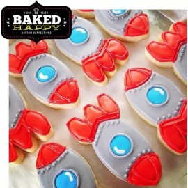 Unbranded Rocket Space Ship 4'' Cookie Cutter Metal