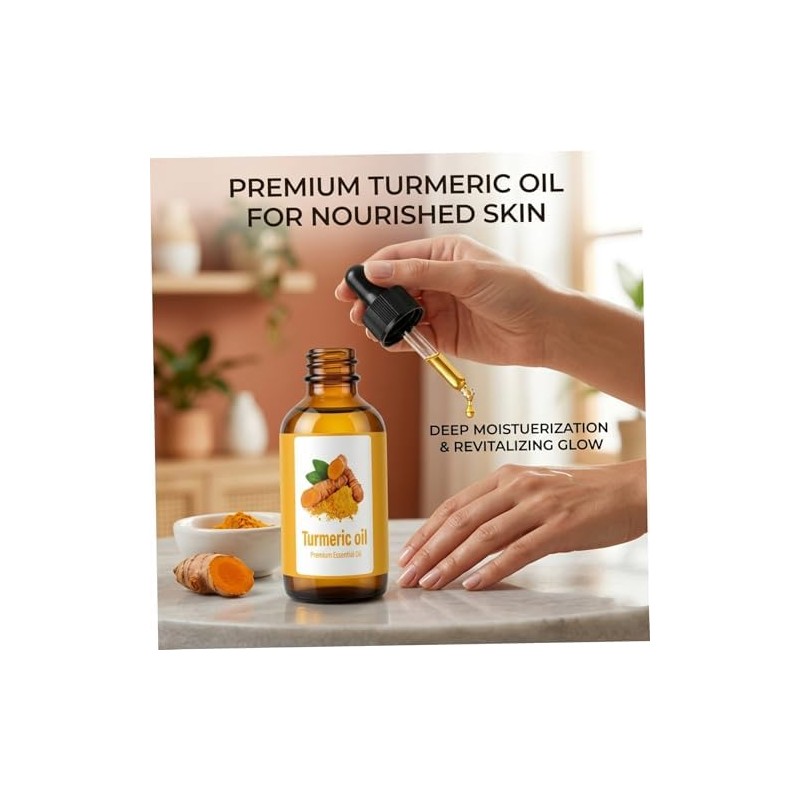 Aceite de cúrcuma para el rostro Aceite esencial de cúrcuma