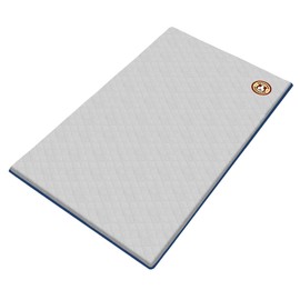 GuineaDad Original Liner - Grey Fleece Guinea Pig Bedding - Reusable Guinea Pig Cage Liner - Extra Absorbent with Waterproof Bottom - Small Pet Supplies - 2x4 C&C