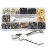 Press Stud Set with Pliers, 120 Pcs/Set Sewing Snap Clothes