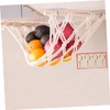 KONTONTY Hanging Fruit Basket for Kitchen Macrame Hammock Vegetable Holder