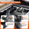 Forge Kingpin to Gooseneck Ball Adapter with 1.5" Raised Reinforced