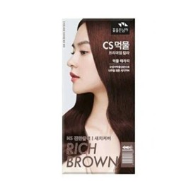 man with flowers 컬러염색 염색약 새치 꽃을든남자 먹물 진한갈색 커버 SNM-WFP8DXP