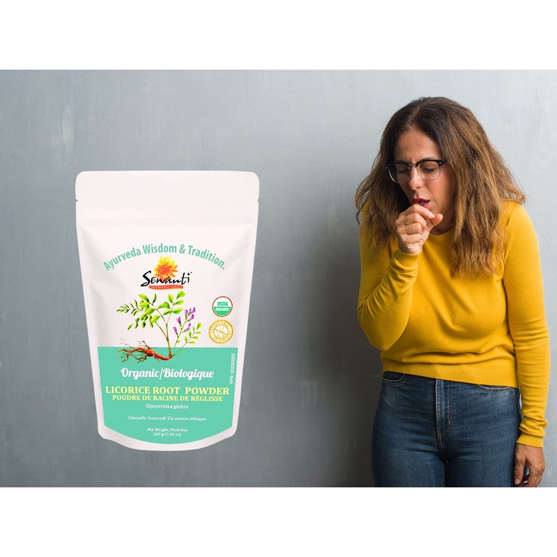 Sewanti Organic Licorice Powder, 200 g (Pack of 1)