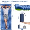 Yuzonc Camping Sleeping Pad, Ultralight Inflatable Sleeping Mat with Built-in