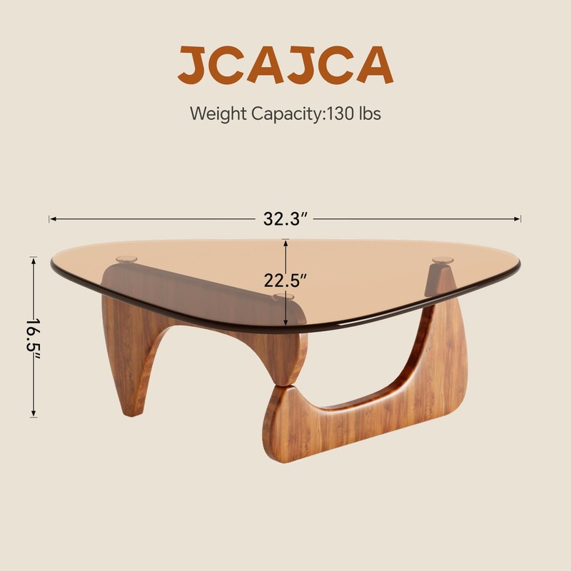 JCAJCA Coffee Table for Living Room Mid Century Modern Center