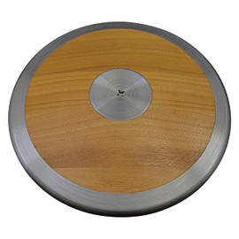 Champion Sports Wood Practice Discus, 1.0 kg