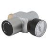 Mini CO2 Gas Regulator with CutOff Switch MFL3/8in to TR21x4