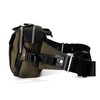 Mustache JJL-0321 Men's Body Bag, Waist Bag, Polyester, Black