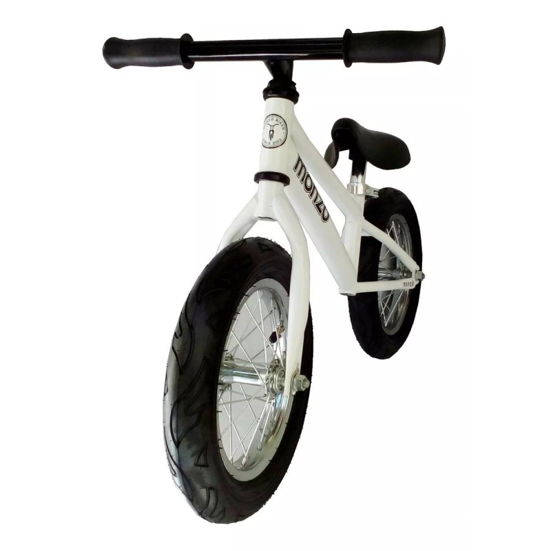 Monzó Bicicleta Sin Pedales M3, Balance Bike, Blanca