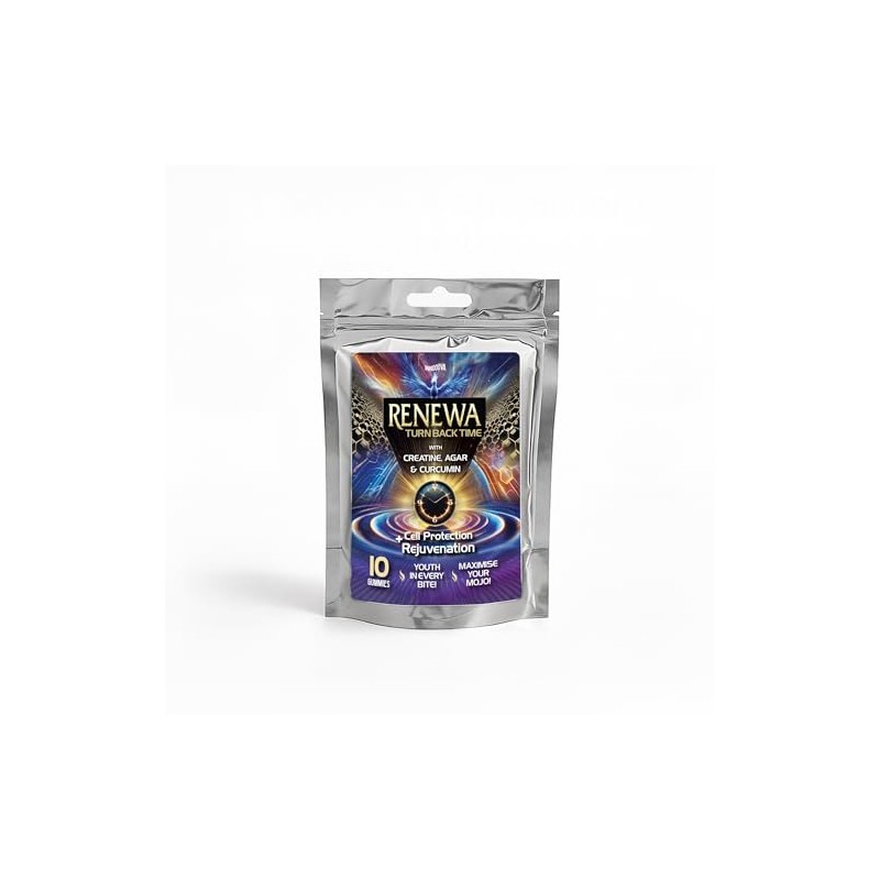 Renewa Creatine Gummies 1000mg Lemon Flavour Trial Pack 10