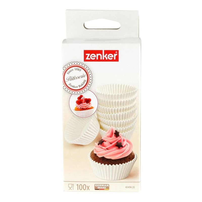 Zenker 100 Cups, Paper, White