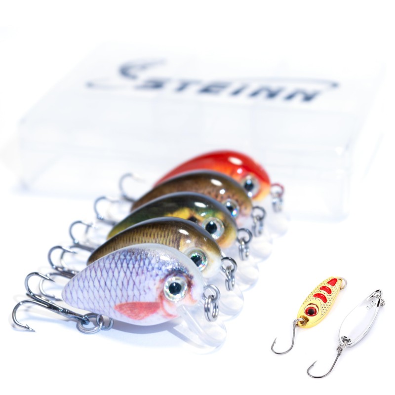 Steinn Wobbler Crankbait Artificial Bait Set Predatory Fish Zander Perch
