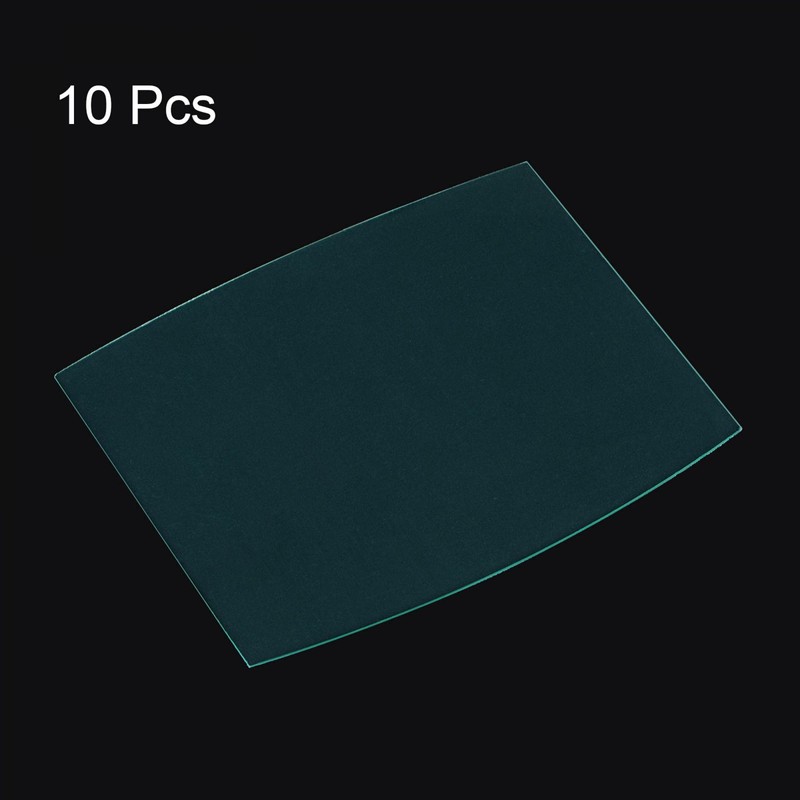 sourcing map 10pcs Welding Helmet Outer Cover Lens 4.72"x3.9"x0.03" for
