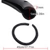 HOMEWITHU 4PCS Universal Coil Spring Silencer Insulator Rubber Sleeve Front
