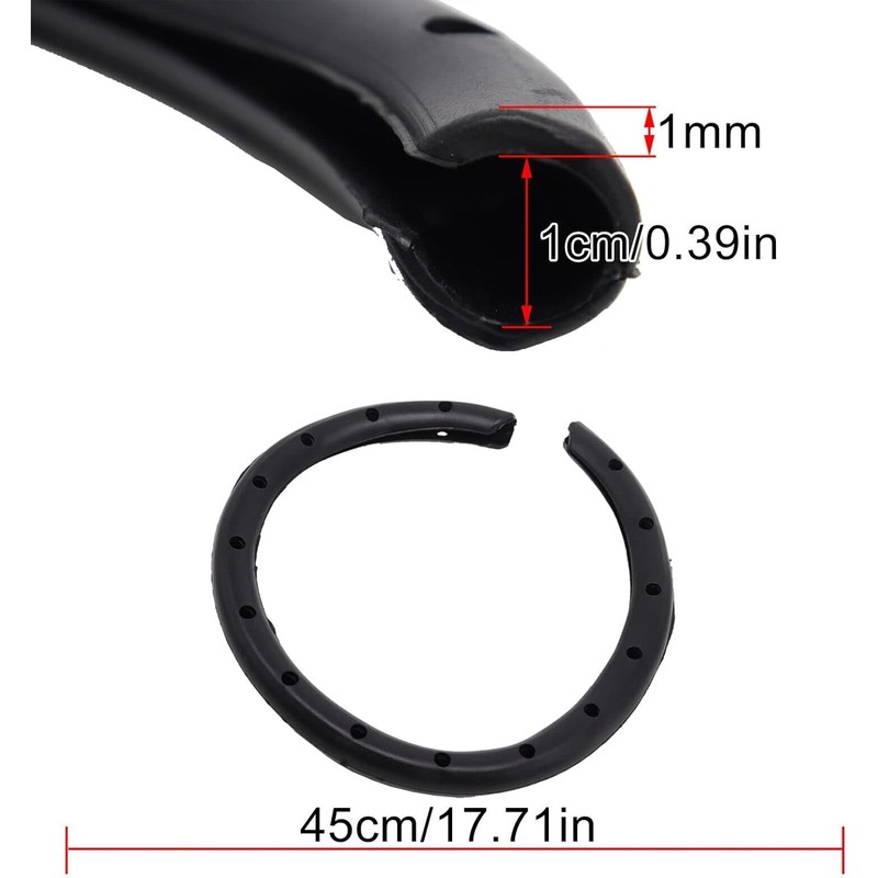 HOMEWITHU 4PCS Universal Coil Spring Silencer Insulator Rubber Sleeve Front