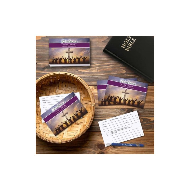 Welcome to our Church Visitor Information Pew Cards (Pack of