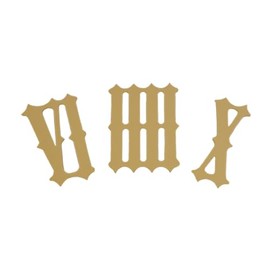 Tools and Replacement for Clock. Plastic Cuckoo Clock Numbers for Dials - Ivory Colored Roman Numerals - Size 16mm (5/8")