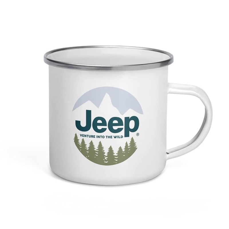 Jeep Wilderness 12 oz Enamel Mug