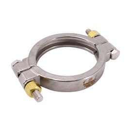 HFS(R) 4" High Pressure Tri Clover Sanitary Clamp for Tri Clamp Fitting Connection, Stainless Steel 304