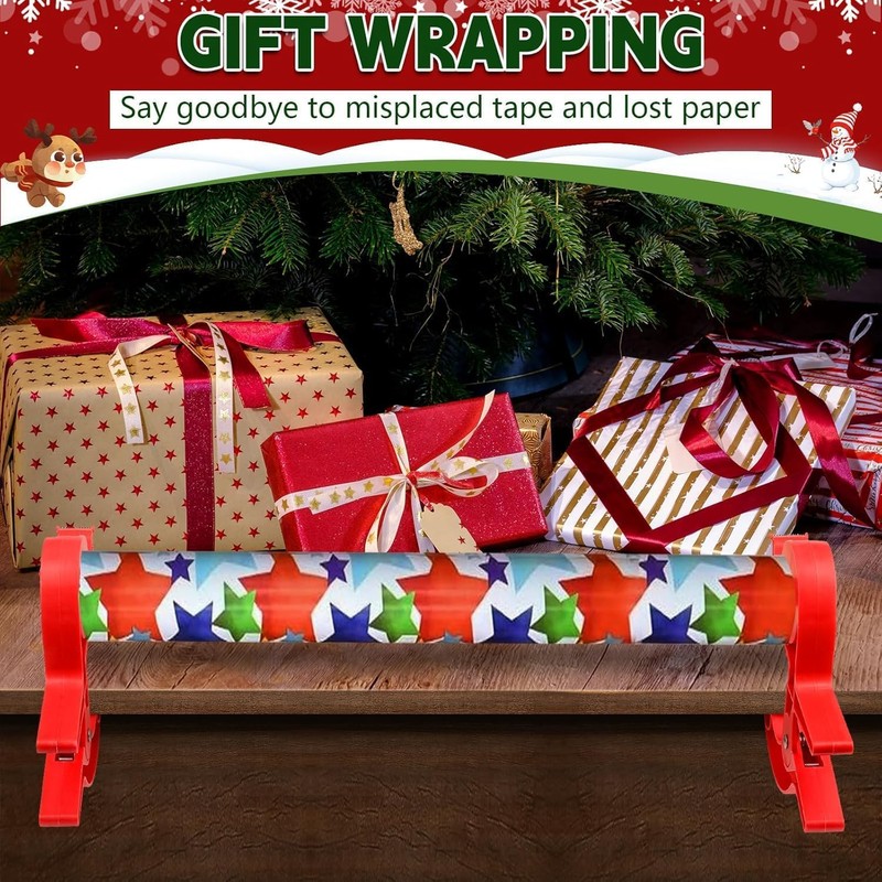 Wrapping Paper Clamps Wrapping Paper Cutter, Christmas Wrapping Accessories, Tabletop