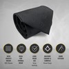 Masonic Black Polyester Tie