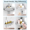 ALLZONE Rustproof Shower Caddy Corner for Bathroom,Bathtub Storage Organizer for